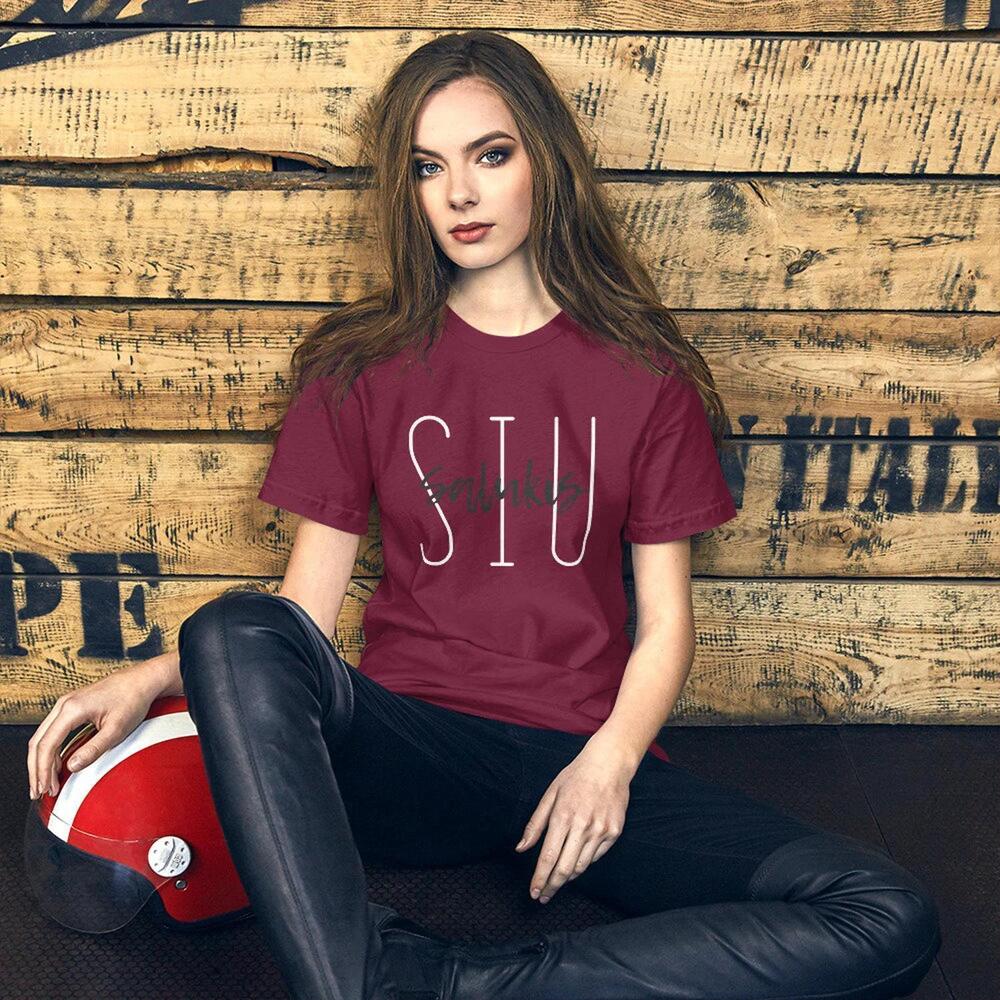 Carbondale Il Siu Salukis Unisex T-Shirt Short Sleeve Modern Simple Hometown